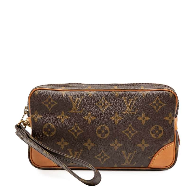 Louis Vuitton Monogram Marly Dragonne PM Brown Good condition - Front View