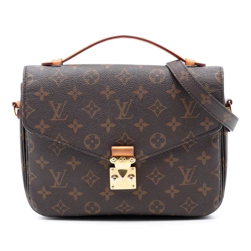 Louis Vuitton Monogram Pochette Metis Brown Good condition - Front View