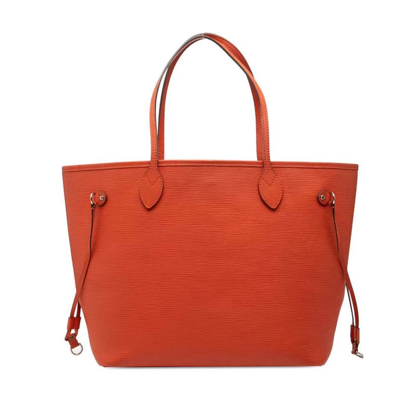 Louis Vuitton Epi Neverfull MM Orange Leather Very good condition - Front View