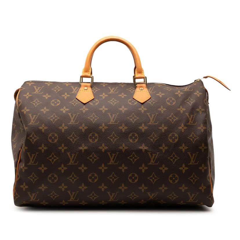 Louis Vuitton Monogram Speedy 40 Brown Good condition - Front View