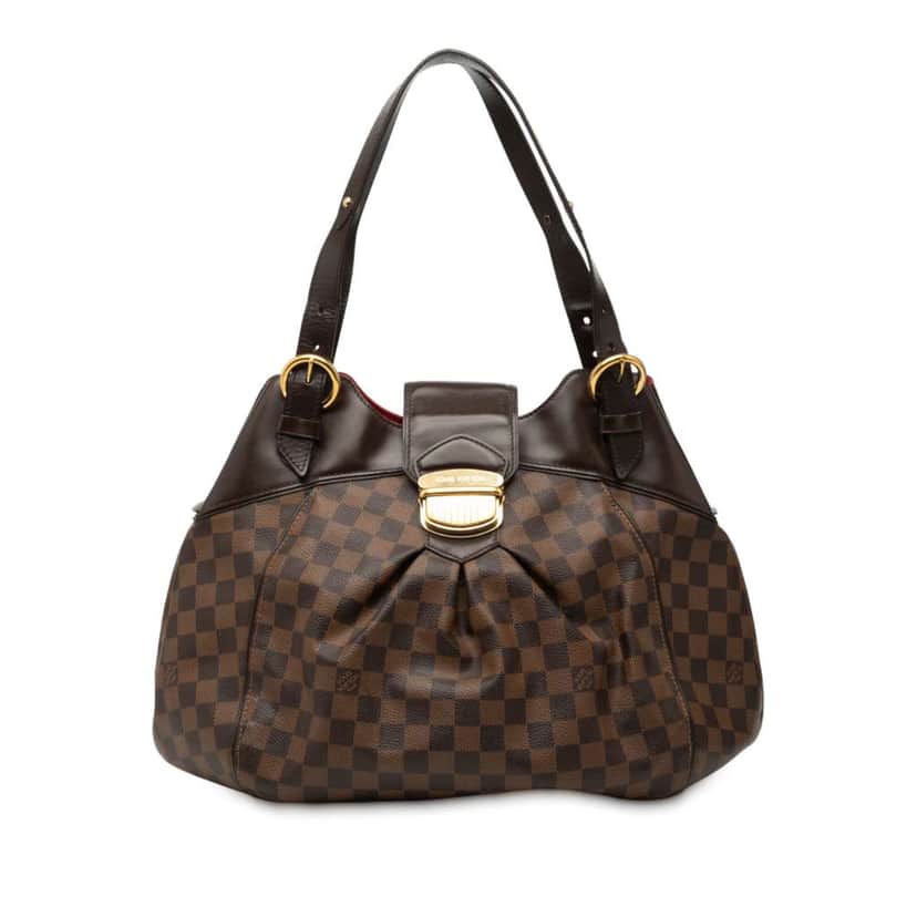 Louis Vuitton Damier Ebene Sistina GM Brown Very good condition - Front View