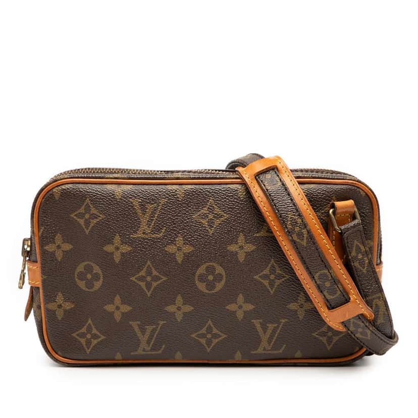 Louis Vuitton Monogram Pochette Marly Bandouliere Brown Good condition - Front View