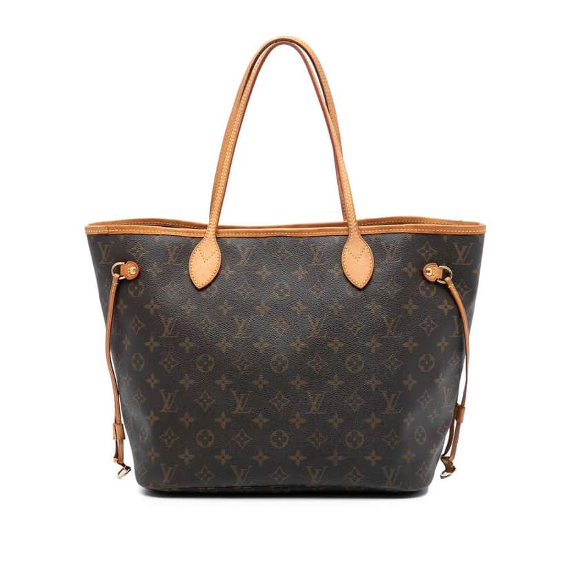 Louis Vuitton Monogram Neverfull MM Brown Good condition - Front View