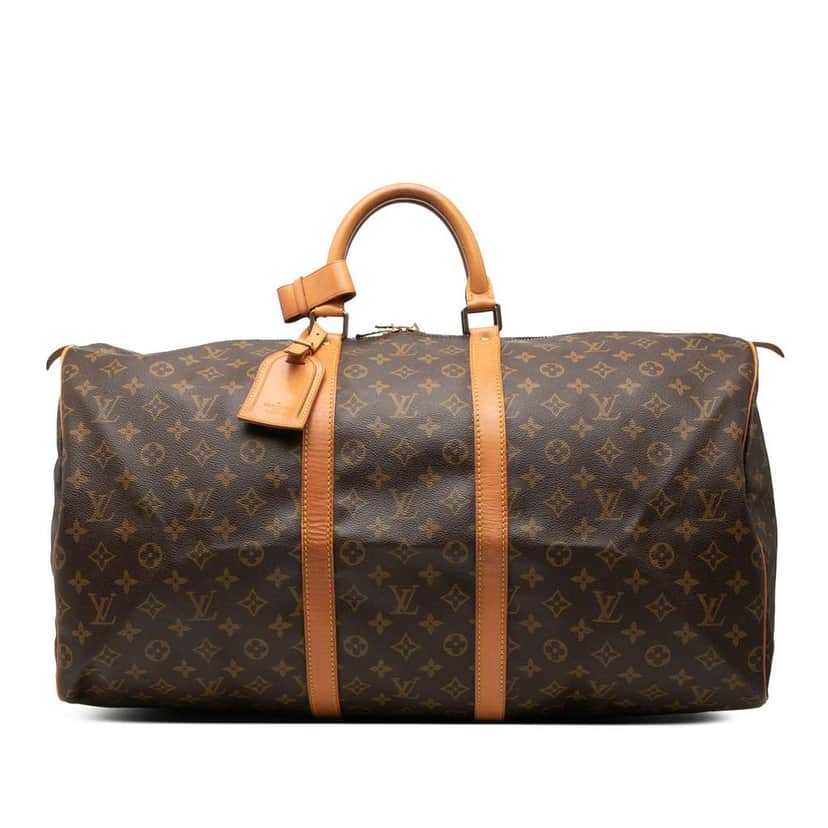 Louis Vuitton Monogram Keepall 55 Brown Very good condition - Front View