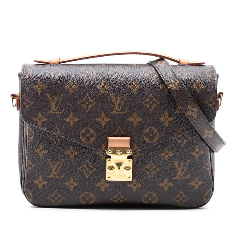 Louis Vuitton Monogram Pochette Metis Brown Good condition - Front View