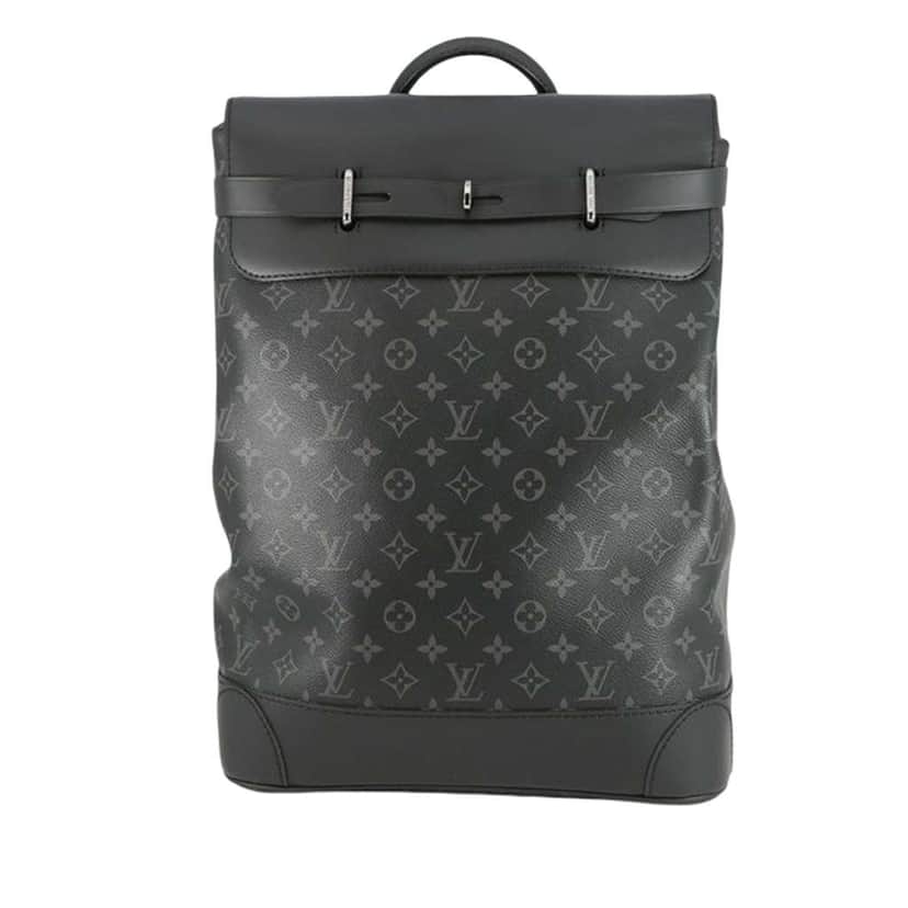 Louis Vuitton Monogram Eclipse Steamer Black Good condition - Front View