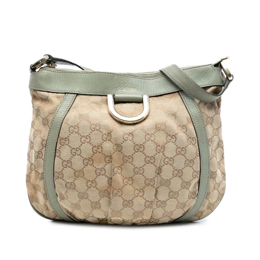 Gucci GG Canvas Abbey D Ring Crossbody Brown Canvas Very good condition - Front View