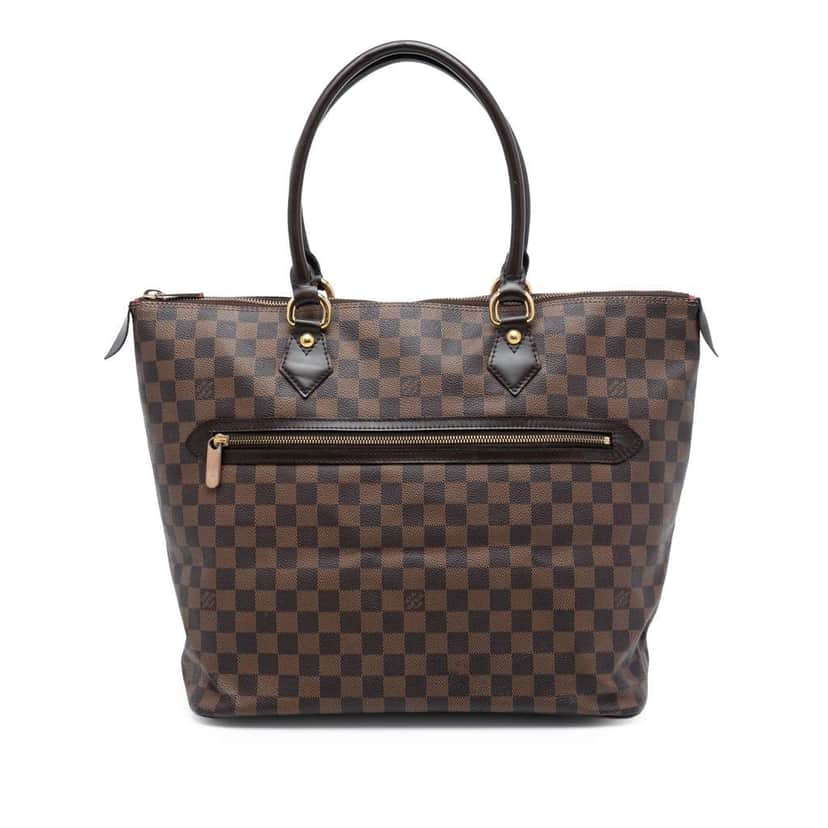 Louis Vuitton Damier Ebene Saleya GM Brown Very good condition - Front View