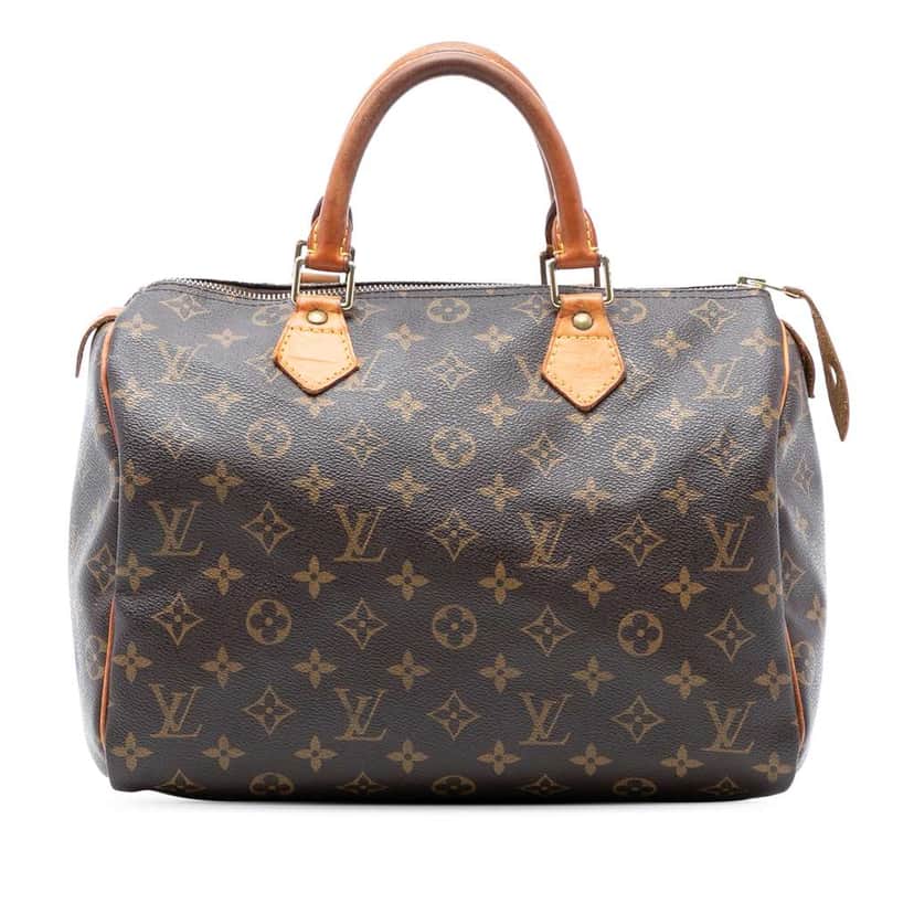 Louis Vuitton Monogram Speedy 30 Brown Good condition - Front View