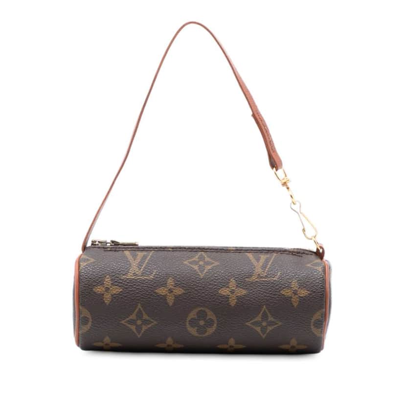Louis Vuitton Monogram Papillon Pochette Brown Good condition - Front View