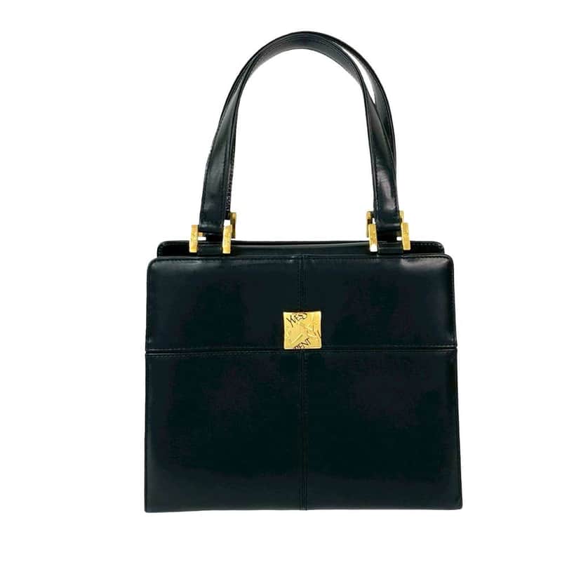 Saint Laurent Leather Handbag Black Leather Good condition - Front View