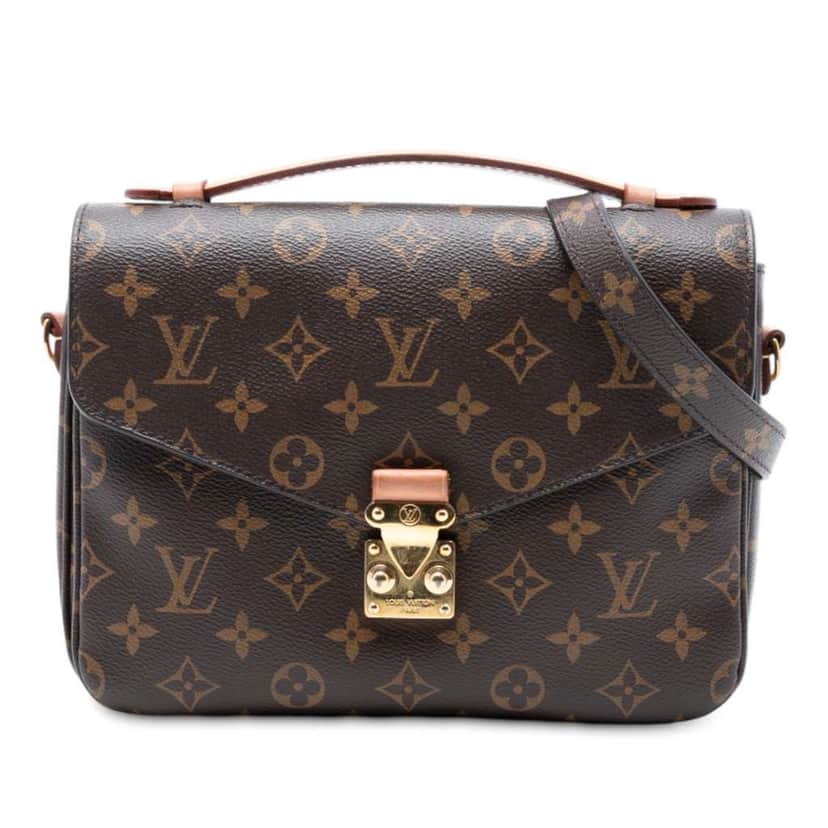 Louis Vuitton Monogram Pochette Metis Brown Good condition - Front View
