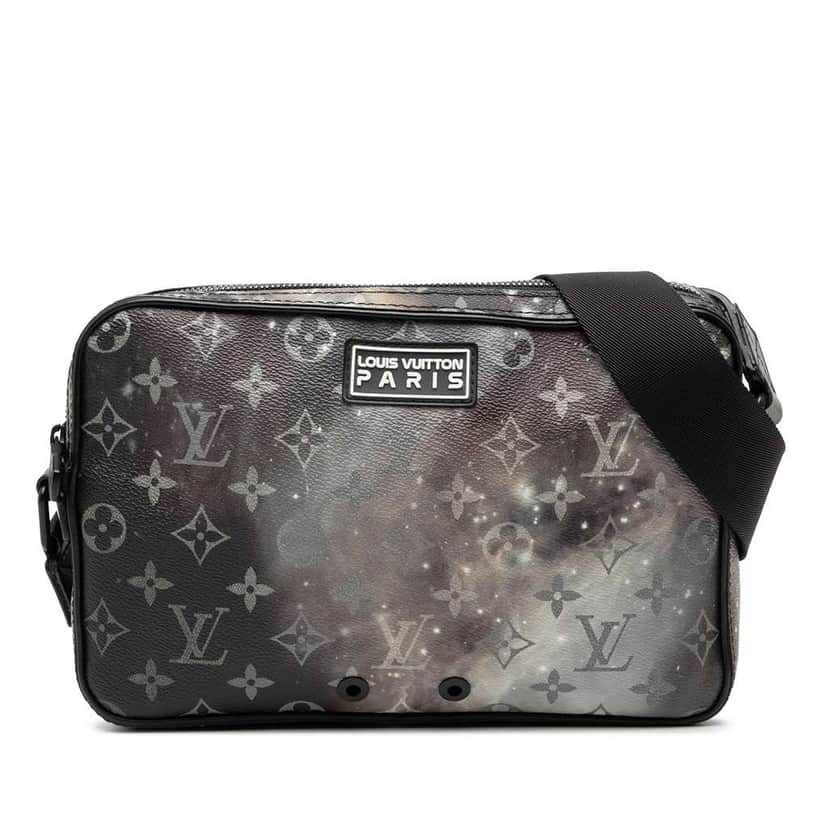 Louis Vuitton Monogram Galaxy Alpha Messenger Bag Black Very good condition - Front View