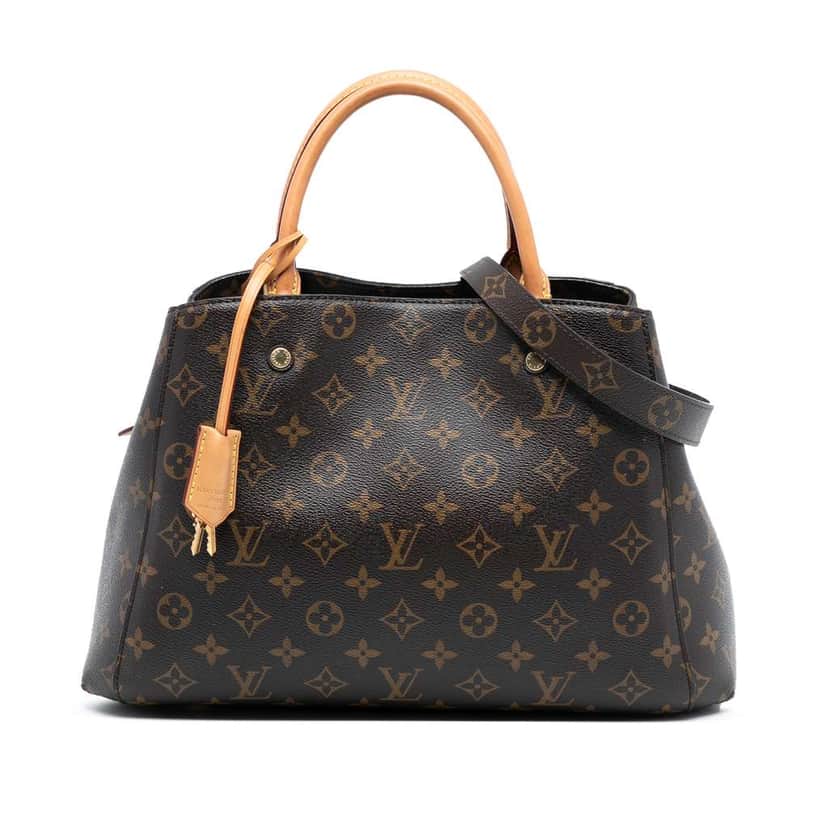 Louis Vuitton Monogram Montaigne MM Brown Good condition - Front View