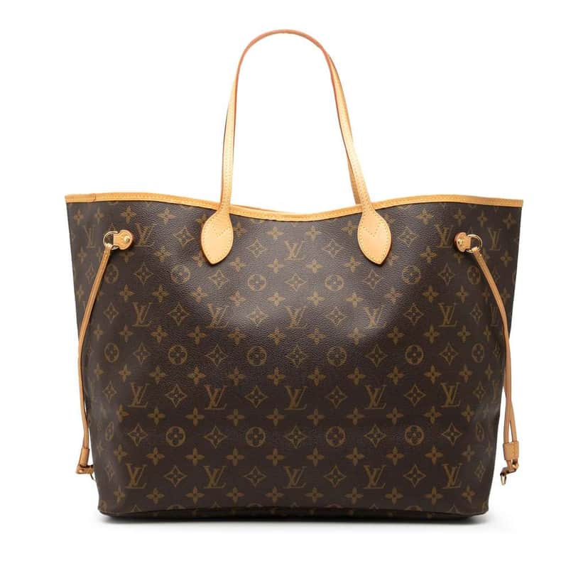 Louis Vuitton Monogram Neverfull GM Brown Good condition - Front View