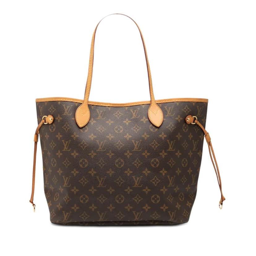 Louis Vuitton Monogram Neverfull MM Brown Very good condition - Front View