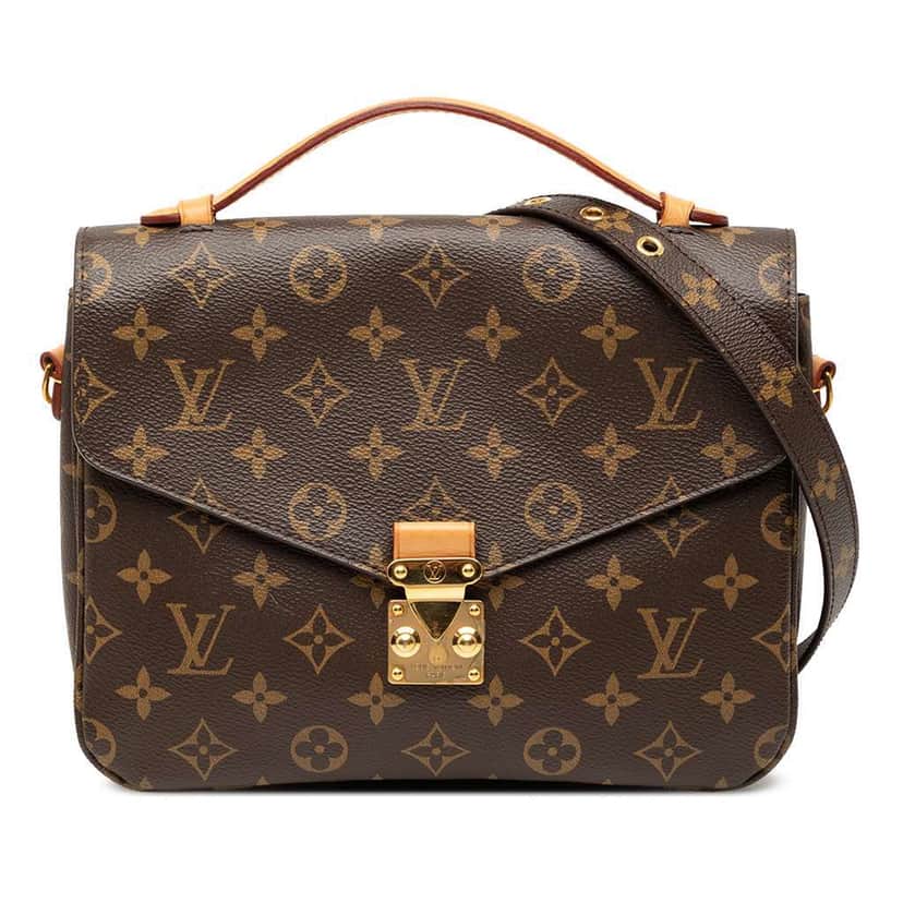 Louis Vuitton Monogram Pochette Metis Brown Very good condition - Front View