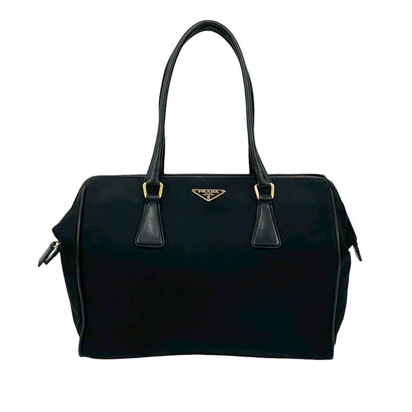 Prada Tessuto Handbag Black Good condition - Front View