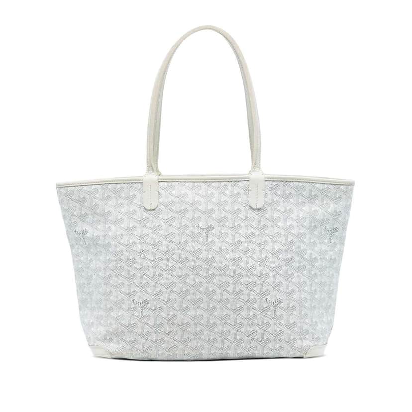 Goyard Goyardine Artois PM White Canvas Good condition - Front View