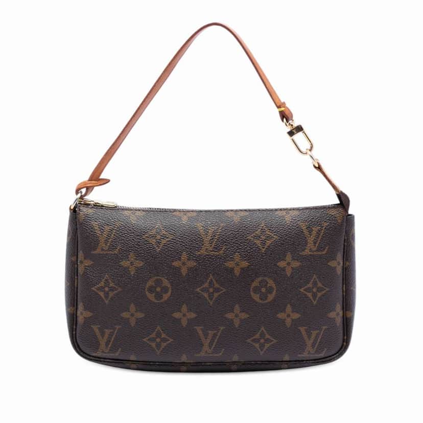 Louis Vuitton Monogram Pochette Accessoires Brown Very good condition - Front View