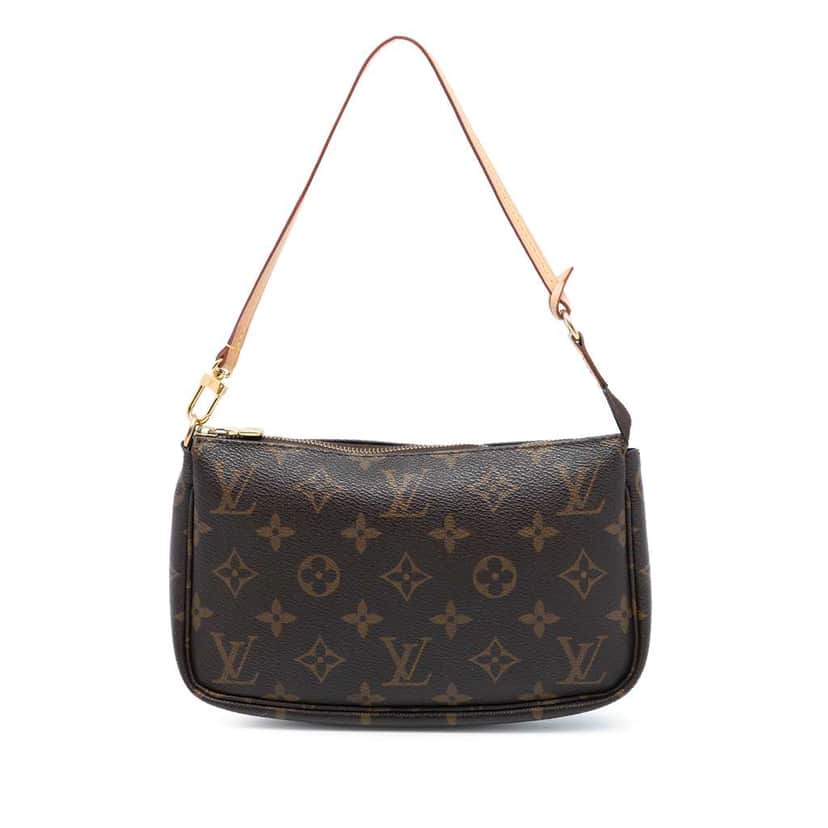 Louis Vuitton Monogram Pochette Accessoires Brown Good condition - Front View