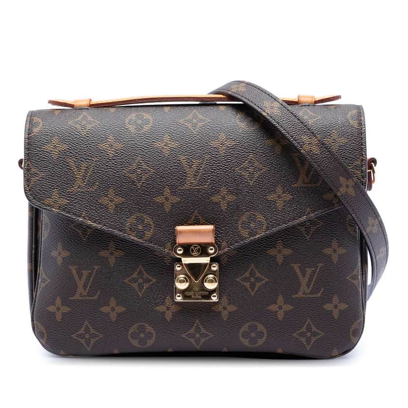 Louis Vuitton Monogram Pochette Metis Brown Very good condition - Front View