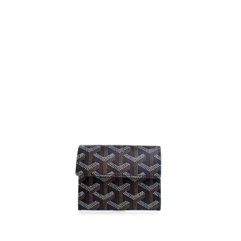 Goyard Goyardine Marigny Wallet Black Canvas Good condition - Front View