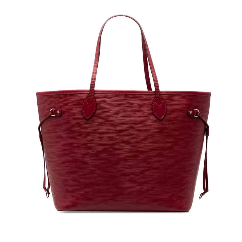 Louis Vuitton Epi Neverfull MM Red Leather Good condition - Front View