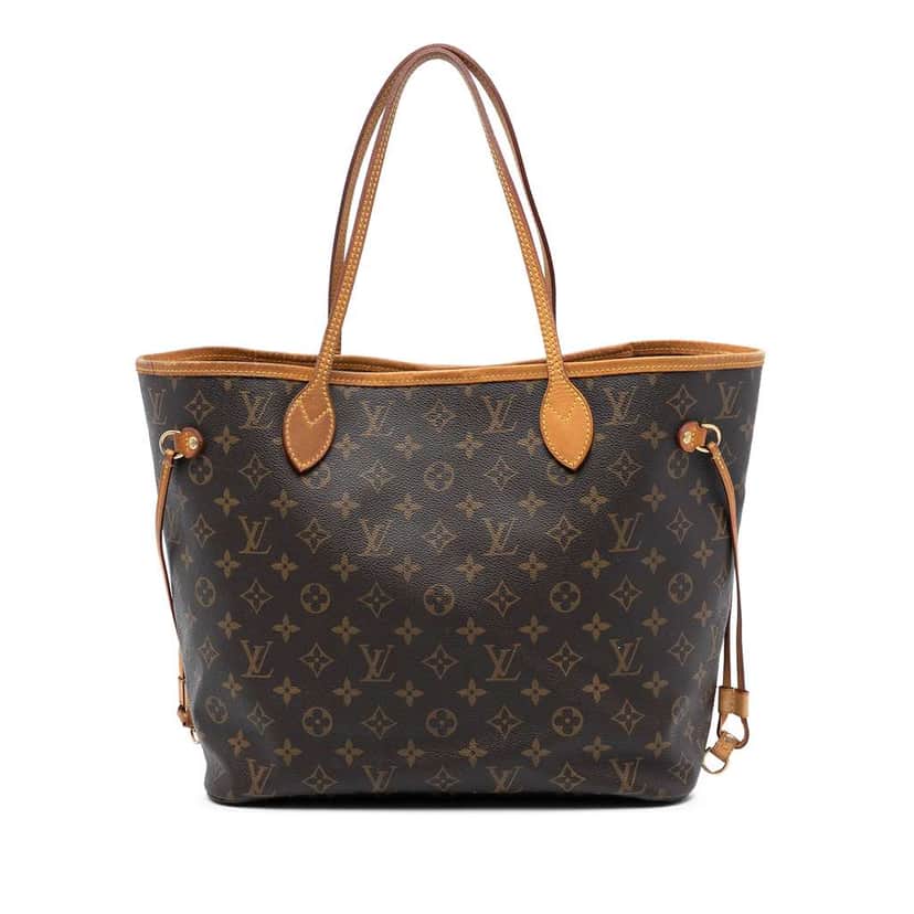 Louis Vuitton Monogram Neverfull MM Brown Very good condition - Front View
