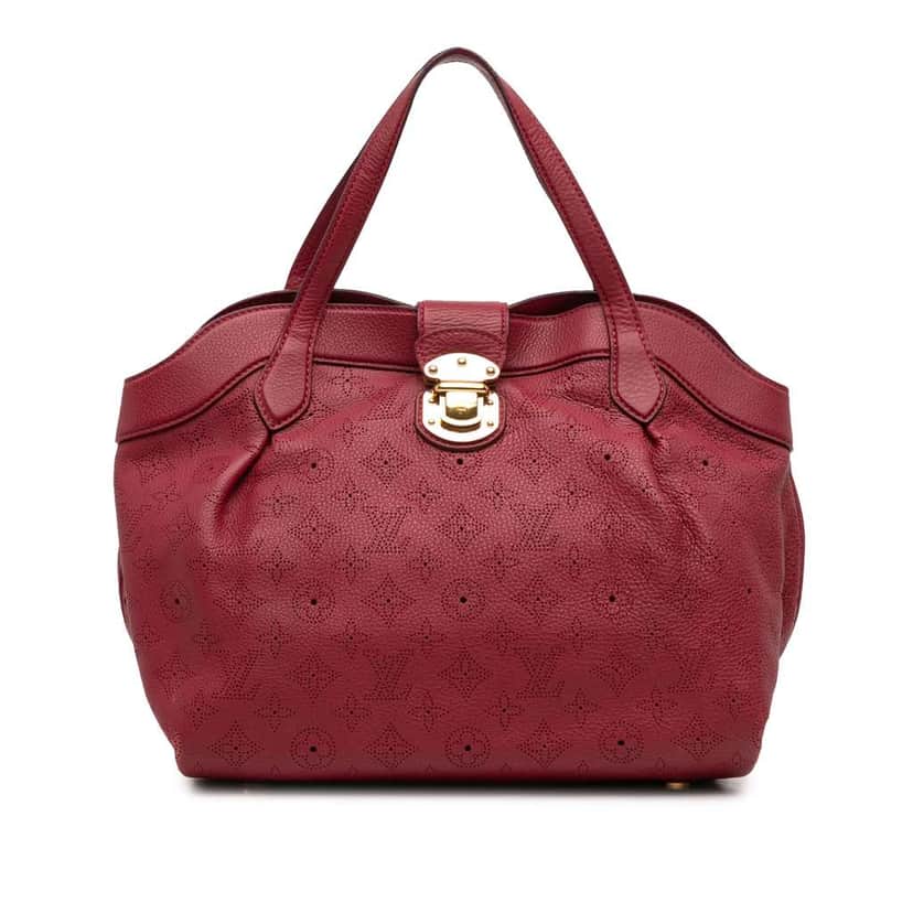 Louis Vuitton Monogram Mahina Cirrus PM Red Leather Very good condition - Front View