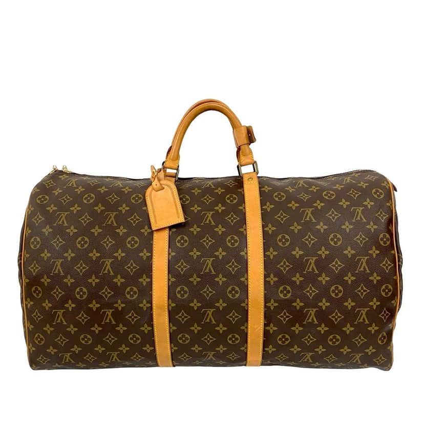 Louis Vuitton Monogram Keepall 60 Brown Good condition - Front View