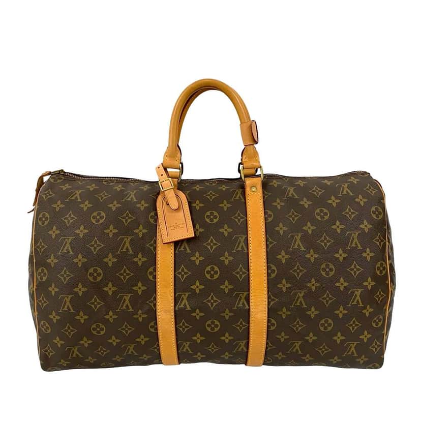 Louis Vuitton Monogram Keepall 50 Brown Good condition - Front View