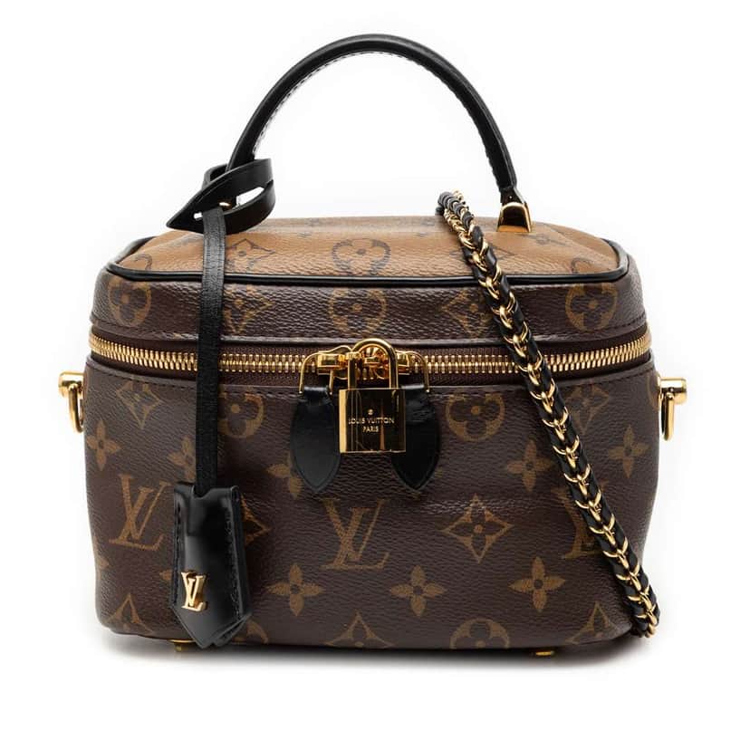 Louis Vuitton Monogram Reverse Vanity PM Brown Very good condition - Front View