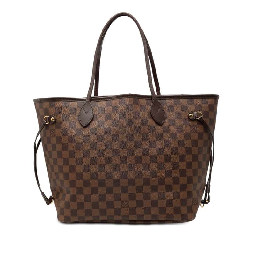 Louis Vuitton Damier Ebene Neverfull MM Brown Good condition - Front View