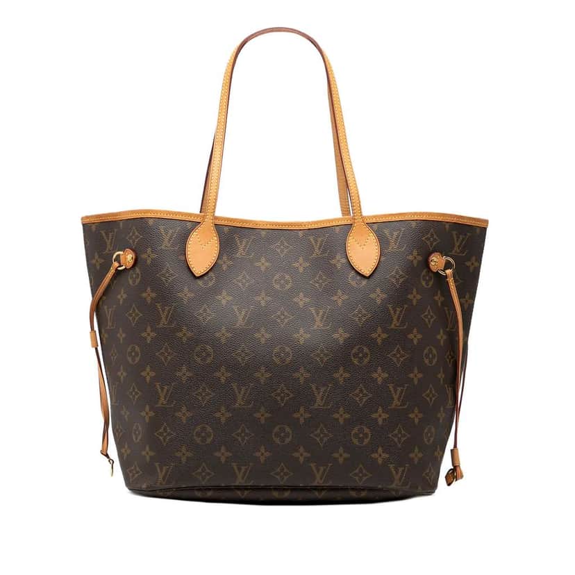 Louis Vuitton Monogram Neverfull MM Brown Good condition - Front View