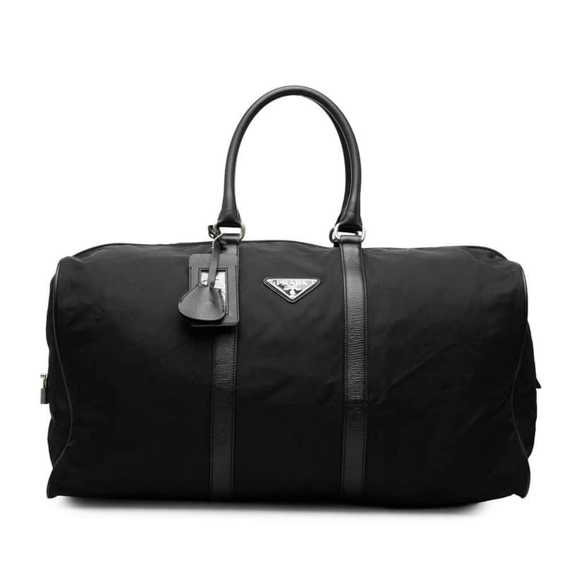 Prada Tessuto Travel Bag Black Good condition - Front View