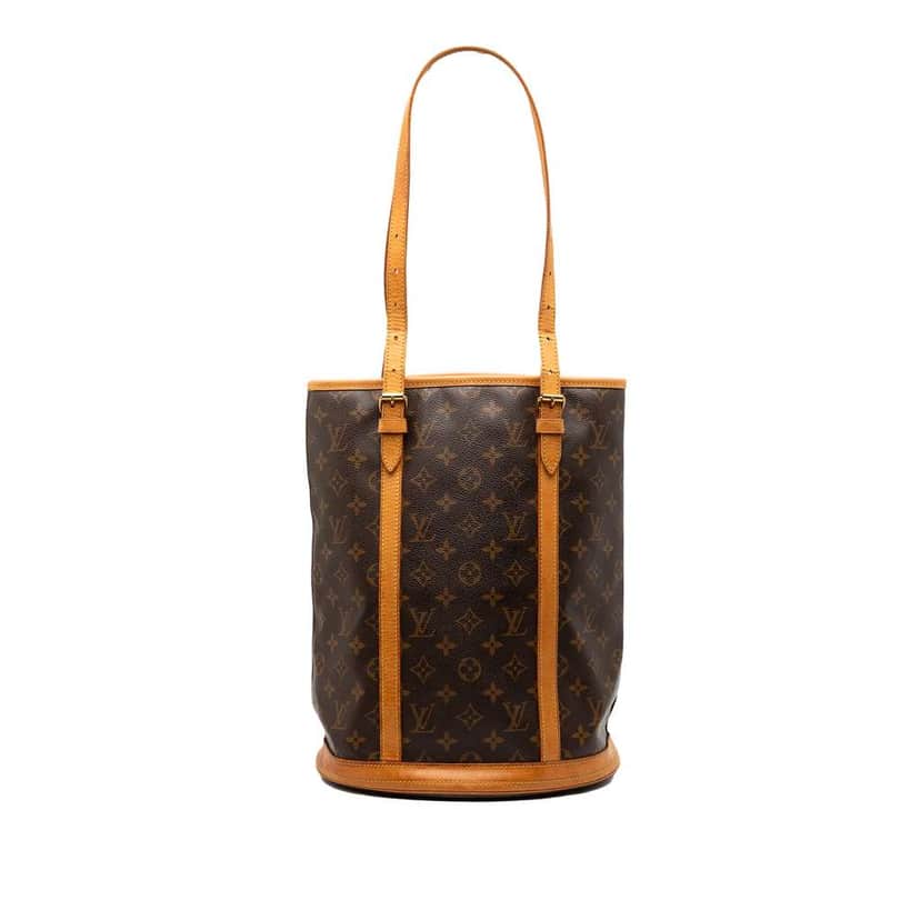 Louis Vuitton Monogram Bucket GM Brown Good condition - Front View