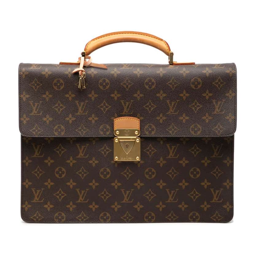 Louis Vuitton Monogram Serviette Conseiller Brown Good condition - Front View