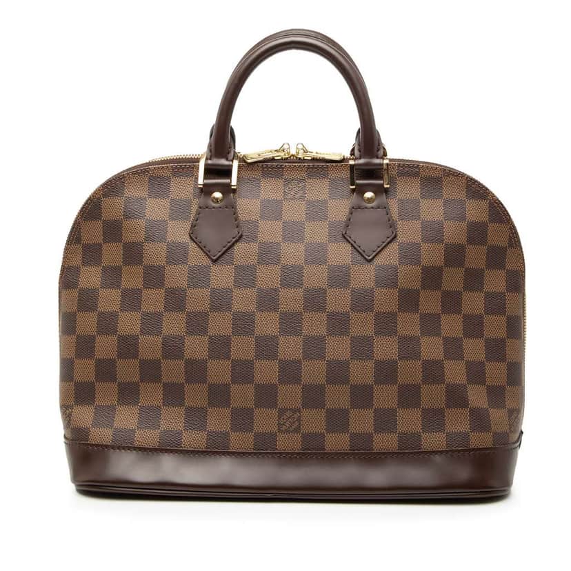 Louis Vuitton Damier Ebene Alma PM Brown Very good condition - Front View