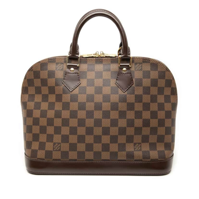 Louis Vuitton Damier Ebene Alma PM Brown Good condition - Front View