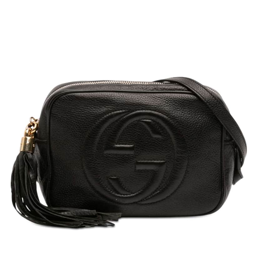 Gucci Leather Soho Disco Crossbody Black Leather Good condition - Front View