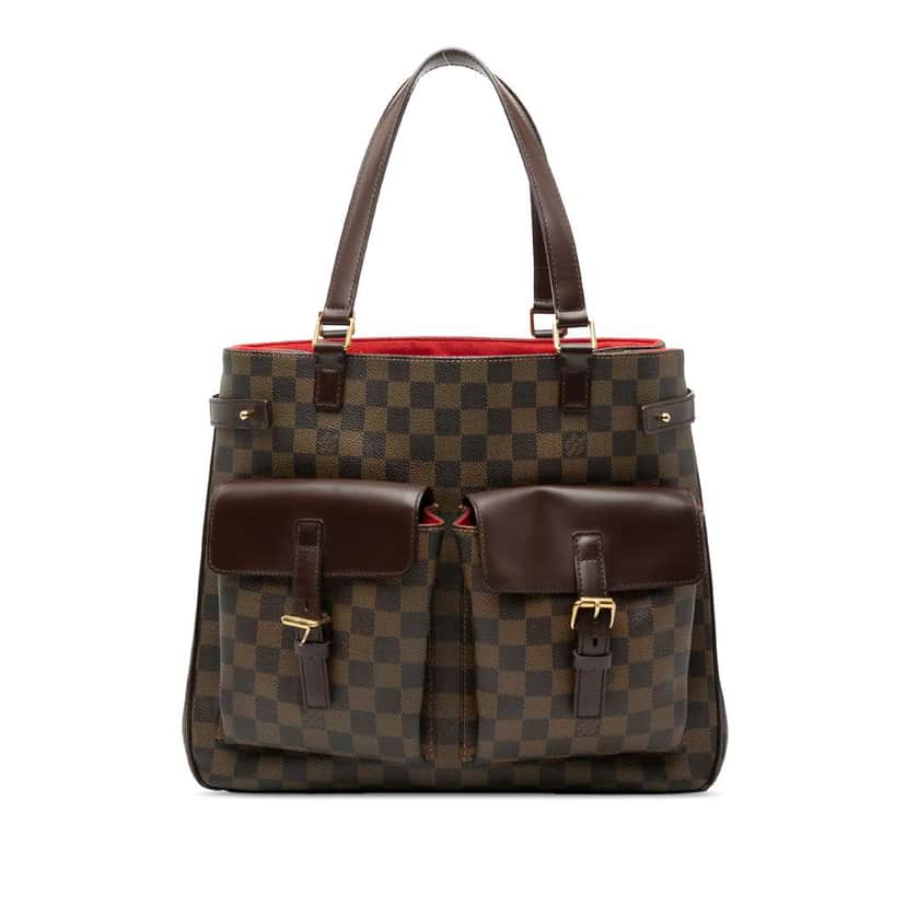 Louis Vuitton Damier Ebene Uzes Brown Very good condition - Front View