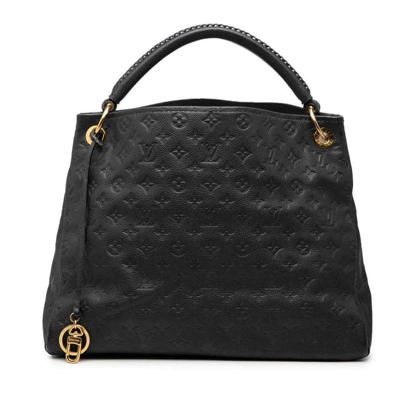 Louis Vuitton Monogram Empreinte Artsy MM Black Leather Good condition - Front View