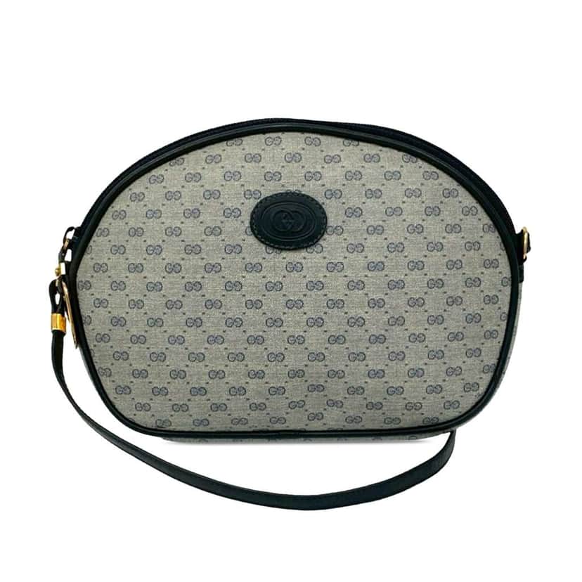 Gucci Micro GG Supreme Crossbody Grey Canvas Good condition - Front View