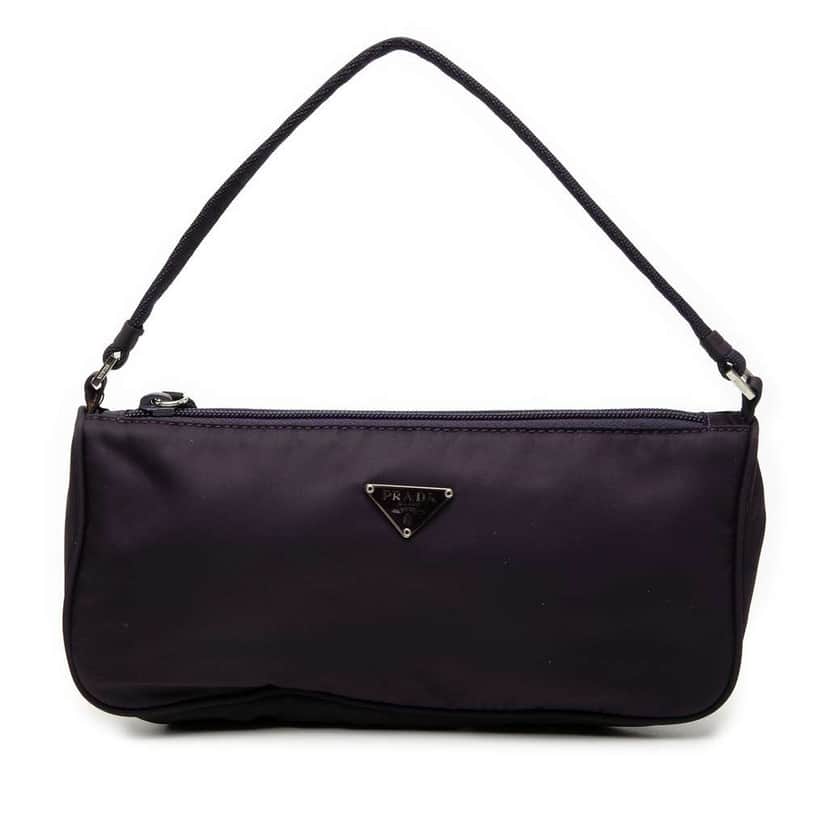 Prada Tessuto Pochette Purple Very good condition - Front View