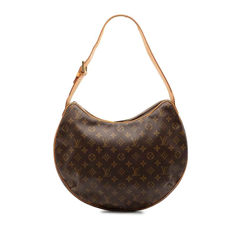 Louis Vuitton Monogram Croissant GM Brown Good condition - Front View