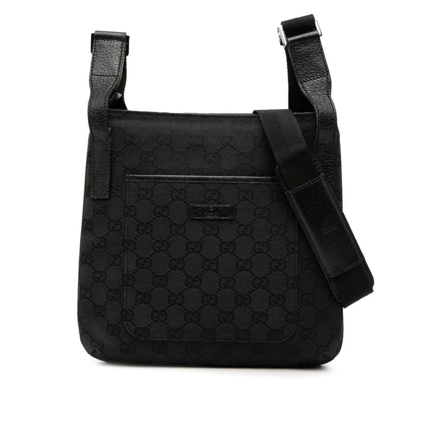 Gucci GG Canvas Crossbody Black Canvas Good condition - Front View