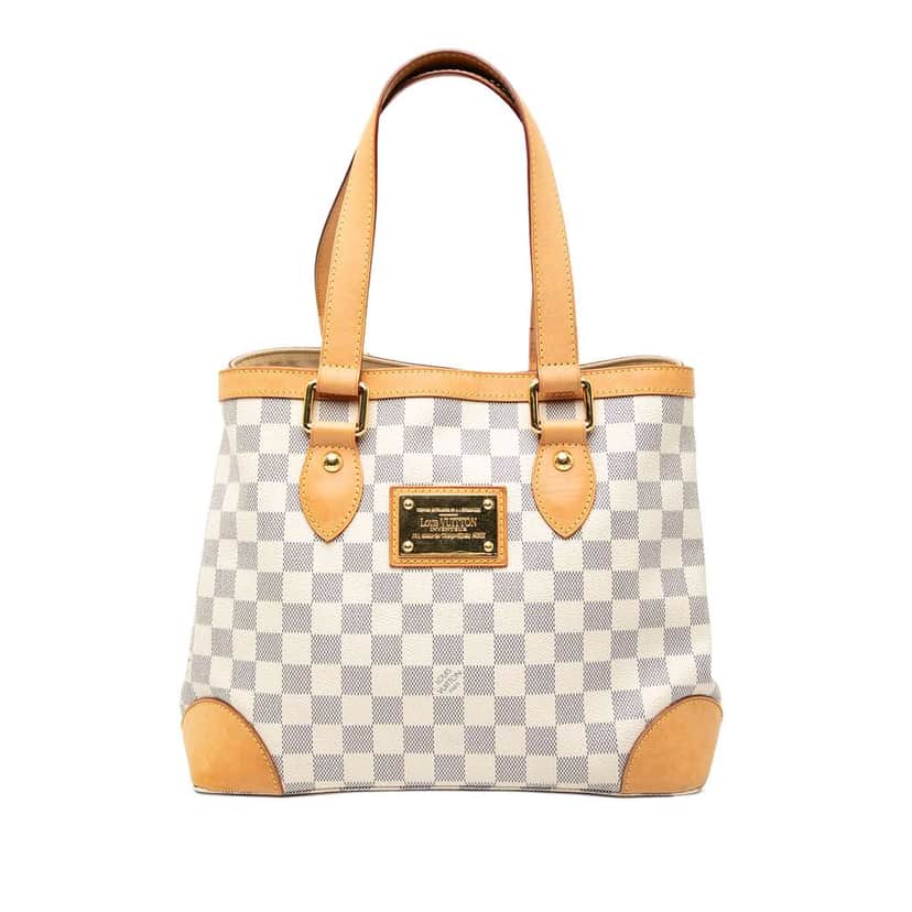 Louis Vuitton Damier Azur Hampstead PM White Very good condition - Front View