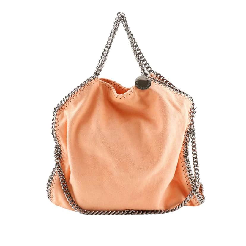 Stella Mccartney Falabella Shaggy Deer Tote Pink Polyester Good condition - Front View