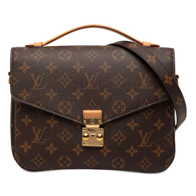 Louis Vuitton Monogram Pochette Metis Brown Good condition - Front View